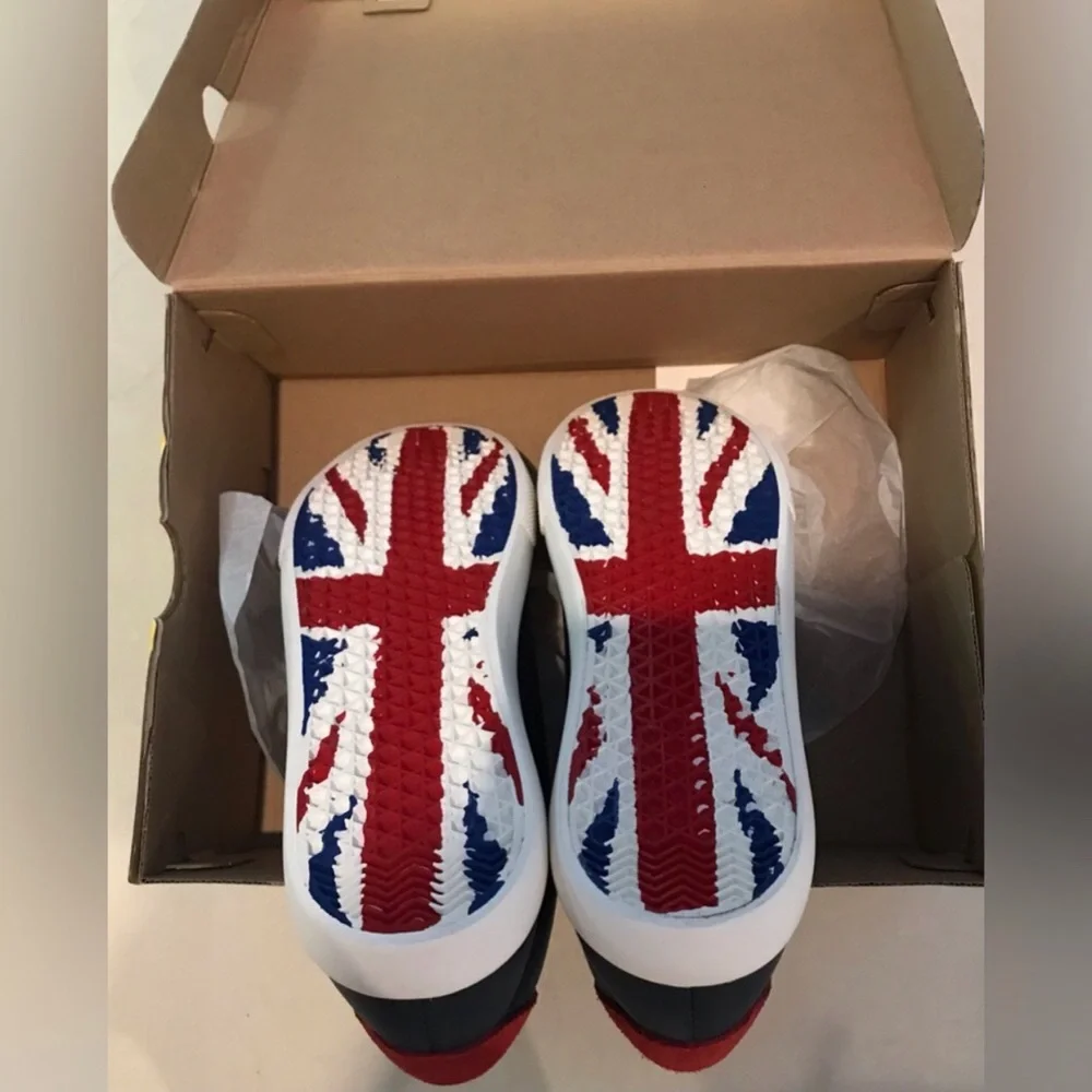 Mini Boden Union Jack Slip-On Sneakers - New in box, Size 7.5